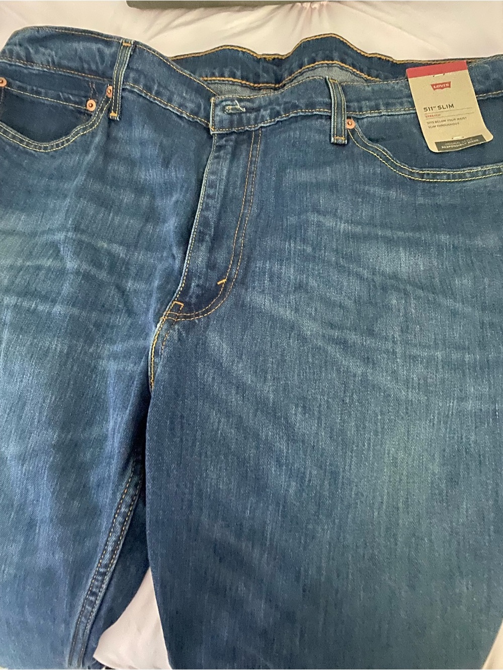 Levi's Slim Straight Dark Blue Jeans